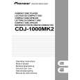 PIONEER CDJ1000MK2 Owners Manual PIONEER CDJ1000MK2 Owners Manual