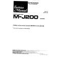 PIONEER M-J200 Service Manual PIONEER M-J200 Service Manual
