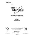 WHIRLPOOL LA3400XSW0 Parts Catalog WHIRLPOOL LA3400XSW0 Parts Catalog