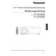 PANASONIC PTD7500E Owners Manual PANASONIC PTD7500E Owners Manual