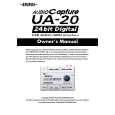 EDIROL UA-20 Owners Manual EDIROL UA-20 Owners Manual