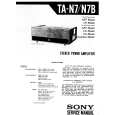 SONY TAN7 Service Manual SONY TAN7 Service Manual