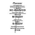 PIONEER IS-22VCD/DBDXJ Owners Manual PIONEER IS-22VCD/DBDXJ Owners Manual