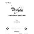 WHIRLPOOL MW3000XP0 Parts Catalog WHIRLPOOL MW3000XP0 Parts Catalog