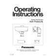 PANASONIC AWPH650 Owners Manual PANASONIC AWPH650 Owners Manual