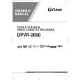 FUNAI DPVR-2600 Owners Manual FUNAI DPVR-2600 Owners Manual
