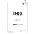 NIKON SB-80DX Parts Catalog NIKON SB-80DX Parts Catalog
