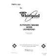 WHIRLPOOL LA5900XSW1 Parts Catalog WHIRLPOOL LA5900XSW1 Parts Catalog