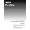 YAMAHA K-902 Owners Manual YAMAHA K-902 Owners Manual
