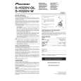 PIONEER S-H320V-QL/SXTWEW5 Owners Manual PIONEER S-H320V-QL/SXTWEW5 Owners Manual
