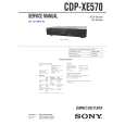 SONY CDPXE570 Service Manual SONY CDPXE570 Service Manual