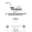 WHIRLPOOL RF3010XVN1 Parts Catalog WHIRLPOOL RF3010XVN1 Parts Catalog