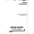 ARTHUR MARTIN ELECTROLUX AHO620N Owners Manual ARTHUR MARTIN ELECTROLUX AHO620N Owners Manual