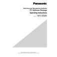 PANASONIC WVAS65 Owners Manual PANASONIC WVAS65 Owners Manual