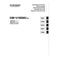 PIONEER CB-V1000 Owners Manual PIONEER CB-V1000 Owners Manual