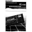 SHARP PC1150 Owners Manual SHARP PC1150 Owners Manual