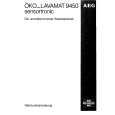 AEG LAV9450SENS. Owners Manual AEG LAV9450SENS. Owners Manual