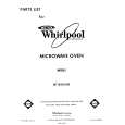 WHIRLPOOL MT1850XW0 Parts Catalog WHIRLPOOL MT1850XW0 Parts Catalog