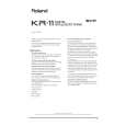 ROLAND KR-11 Owners Manual ROLAND KR-11 Owners Manual