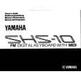 YAMAHA SHS-10 Owners Manual YAMAHA SHS-10 Owners Manual