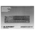BLAUPUNKT SQR 49 BREMEN Owners Manual BLAUPUNKT SQR 49 BREMEN Owners Manual