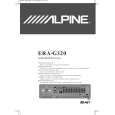 ALPINE ERA-G320 Owners Manual ALPINE ERA-G320 Owners Manual