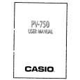 CASIO PV750 Owners Manual CASIO PV750 Owners Manual