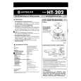 HITACHI HT-202 Owners Manual HITACHI HT-202 Owners Manual