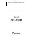 PIONEER DEH-P3110R Owners Manual PIONEER DEH-P3110R Owners Manual