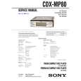 SONY CDXMP80 Service Manual SONY CDXMP80 Service Manual