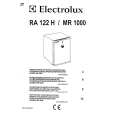 ELECTROLUX MR1000 Owners Manual ELECTROLUX MR1000 Owners Manual
