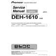 PIONEER DEH-1610/XU/EE Service Manual PIONEER DEH-1610/XU/EE Service Manual
