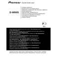 PIONEER S-W90S/MYSXCN5 Owners Manual PIONEER S-W90S/MYSXCN5 Owners Manual
