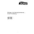 JUNO-ELECTROLUX JDA1060 Owners Manual JUNO-ELECTROLUX JDA1060 Owners Manual