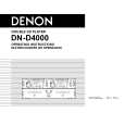 DENON DN-D4000 Owners Manual DENON DN-D4000 Owners Manual