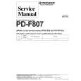 PIONEER PD-F807/KUXQ Service Manual PIONEER PD-F807/KUXQ Service Manual