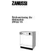 ZANUSSI ZW122VS Owners Manual ZANUSSI ZW122VS Owners Manual