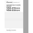 PIONEER VSX-516-K/SPWXJ Owners Manual PIONEER VSX-516-K/SPWXJ Owners Manual
