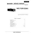 SHARP WQT281Z Service Manual SHARP WQT281Z Service Manual
