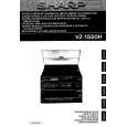 SHARP VZ-1550H Owners Manual SHARP VZ-1550H Owners Manual
