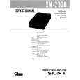 SONY XM2020 Service Manual SONY XM2020 Service Manual