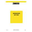 ZANUSSI ZDT5053 Owners Manual ZANUSSI ZDT5053 Owners Manual