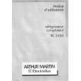 ARTHUR MARTIN ELECTROLUX RC2450W Owners Manual ARTHUR MARTIN ELECTROLUX RC2450W Owners Manual