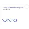 SONY PCG-GRX516SP VAIO Owners Manual SONY PCG-GRX516SP VAIO Owners Manual