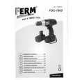FERM FDC-1800 Owners Manual FERM FDC-1800 Owners Manual