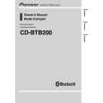 PIONEER CD-BTB200/XN/UC Owners Manual PIONEER CD-BTB200/XN/UC Owners Manual