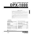 YAMAHA DPX1000 Service Manual YAMAHA DPX1000 Service Manual