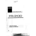 CASIO FR3100 Owners Manual CASIO FR3100 Owners Manual