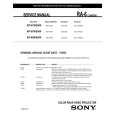 SONY KP-57WS500 Owners Manual SONY KP-57WS500 Owners Manual