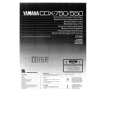 YAMAHA CDX-750 Owners Manual YAMAHA CDX-750 Owners Manual